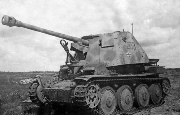 Самоходка против танков. /Фото: en.topwar.ru. 