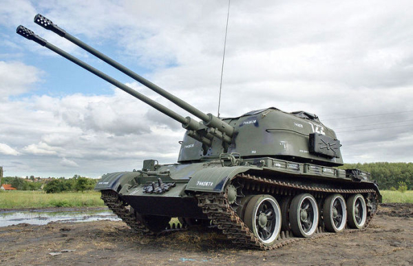Радянська ЗСУ-52-2 родом із 1950-х. /Фото: en.wikipedia.org. Советская ЗСУ-52-2 родом из 1950-х. /Фото: en.wikipedia.org.