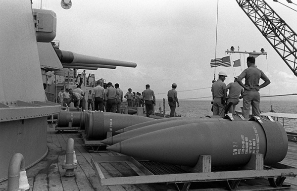 Снаряд для орудия линкора «Айова»./ Фото: livejournal.com