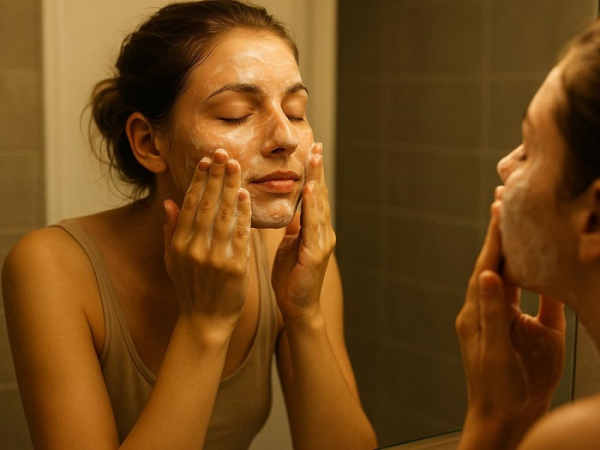 Очистите кожу пенкой. / Фото: pravda.ru