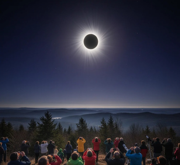Затмение - один из самых популярных источников примет и суеверий по всему миру. /Фото: absoluteeclipse.eu