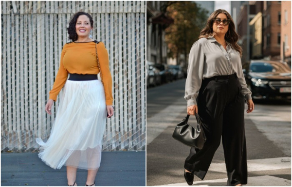 Юбка и брюки с высокой талией