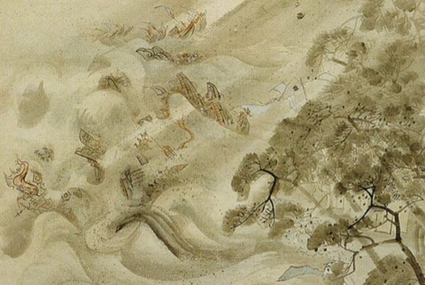 Не всегда тайфуны оборачиваются против японцев - иногда они защищали их от захватчиков. /Фото: listverse.com