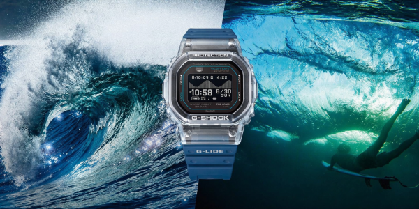 Casio випустила новий годинник серії G-Lide – вперше з датчиком серцевого ритму