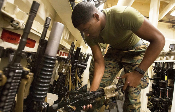 Оружейная на корабле./ Фото: twz.com