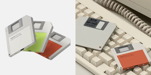 Корпус для SSD в виде дискеты от Hagibis