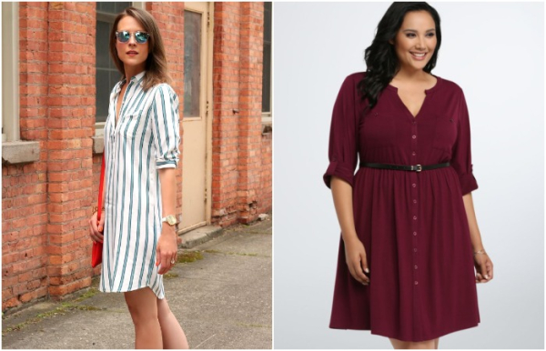 Платье можно носить с любым типом фигуры