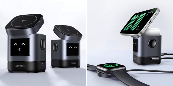 Гаджеты для рабочего стола: Беспроводная зарядка Ugreen для смартфона и наушников