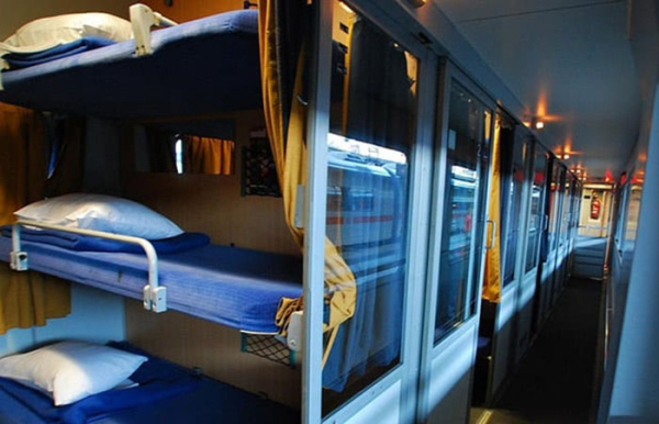 Спальное купе./ Фото: thesavvybackpacker.com