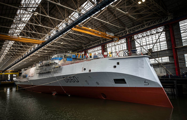 Первый фрегат FDI./ Фото: airbase.rug