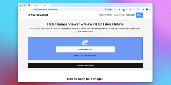 Как открыть HEIC онлайн
