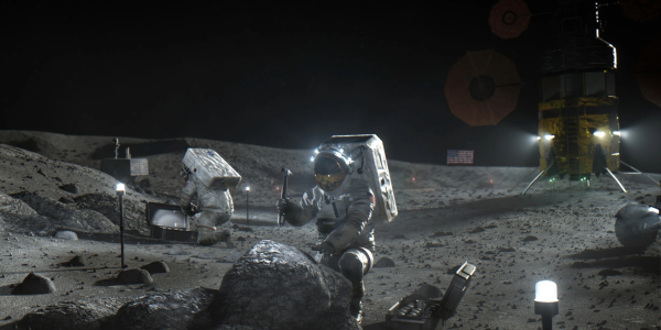 Артемида II: астронавты на Луне