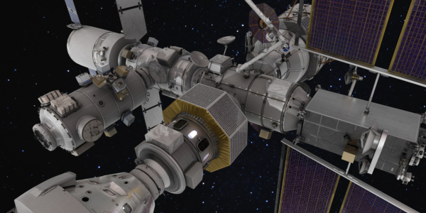 Артемида II: визуализация хаба