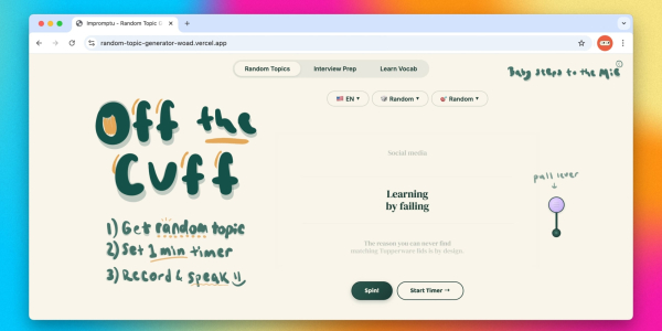 Random Topic Generator Random Topic Generator