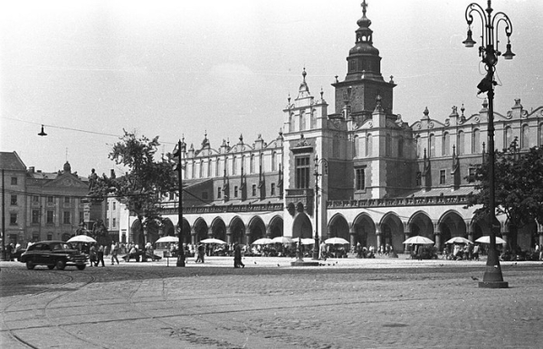 Краков в 1950-е годы. /Фото: wikimedia.org. 