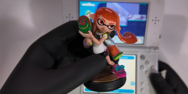 Nintendo 3DS: считывание фигурки Amiibo