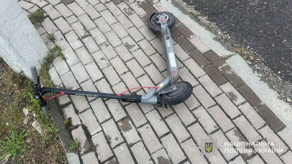 На Львівщині 11-річний водій електроскутера потрапив у ДТП
